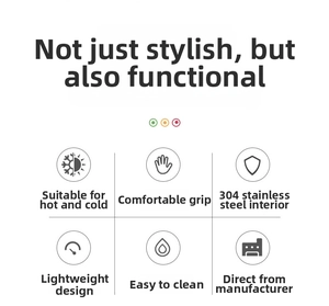 Features of 304 stainless steel interior, lightweight design and thermal insulation