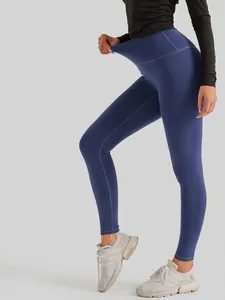 Pantalon de Yoga sans Couture à Taille Haute pour Femmes Effet Push-up Fessier Leggings Moulants Extensibles pour Fitness Course