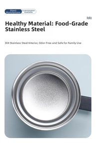 Detailed macro view of the 304 stainless steel interior liner of the insulated mug