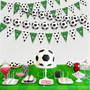 2026 World Cup theme soccer party banner set for birthday and stadium decorations