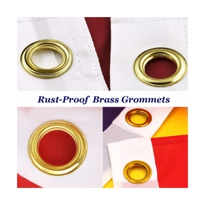 Rohan Horse Flag 3x5ft featuring heavy duty rust-proof brass grommets for outdoor use