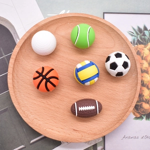 Lot de mini ballons de sport 3D incluant basket et foot en PVC souple