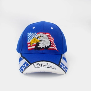 Casquette De Baseball En Coton Broderie Drapeau Américain Aigle Lettres USA Protection Solaire Chapeau Sport Pour Hommes Femmes