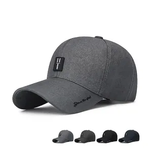 Casual Baseball Cap Polyester Twill Adjustable Metal Buckle Letter Embroidery Outdoor Sun Protection Sport Hat