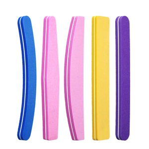 Limes À Ongles Professionnelles Et Polisoirs Éponge Papier De Verre Double Face Pour Manucure Pédicure Polissage