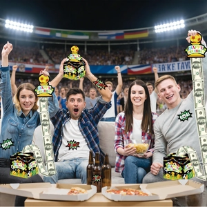 Football themed money pull box set for 2026 World Cup birthday party celebration surprise