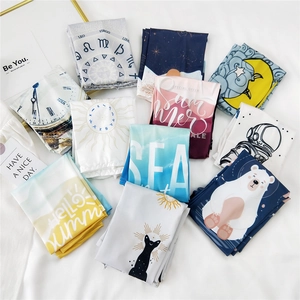 Artistic printed ice silk arm sleeves with zodiac and summer patterns for sun protection