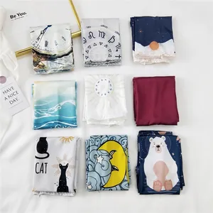 Nine variations of ice silk sun protection arm sleeves with trendy floral and cosmic prints