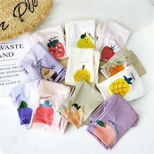 Breathable fruit print ice silk cooling sun protection arm sleeves for women