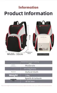 Waterproof Oxford training bag size 45x32x19cm shown with A4 magazine for scale