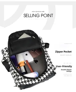 Detail of houndspurth backpack interior showing large capacity for tablet and accessories