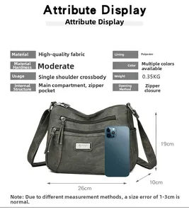 Green soft leather crossbody bag dimensions 26x19x10cm next to a smartphone