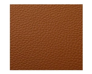 Close-up of brown lychee grain faux leather texture on a stylish women's tote bag