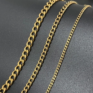 Minimalist Cuban Link Chain Necklace Stainless Steel Curb Chain Hip Hop Fashion Jewelry For Men And Women