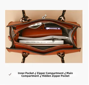 Detailed interior of leopard print tote showing compartments and large storage capacity