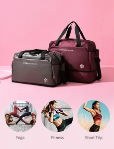 Wasserdichte Reisetasche mit Nasstrennung und separatem Schuhfach für Fitness