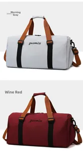 Morning Grey and Wine Red oxford tote bags showing durable fabric and spacious design