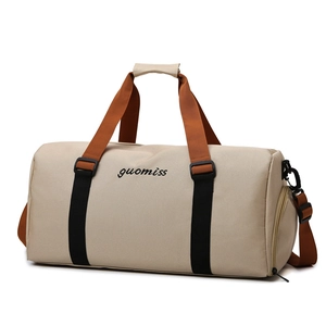 Large Oxford tote bag with independent shoe compartment and dry-wet separation design