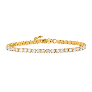Bracelet Tennis Classique Acier Inoxydable Zircone Cubique Réglable Bijoux De Luxe Minimalistes Pour Femmes