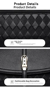 Macro detail of black quilted leather texture and premium gold metal clasp closure