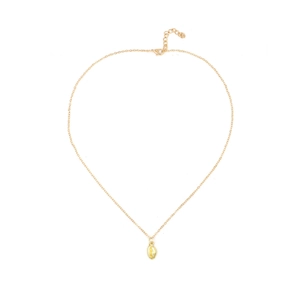 Mehrlagige goldene Halskette mit Muschelanhänger und verstellbarer Verlängerungskette