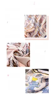 Dettaglio del foulard in seta con stampa equestre, cuciture fini e trama satinata