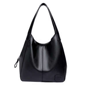 Large Capacity Pebbled PU Leather Tote Bag For Women Soft Material Simple Trendy Daily Shoulder Handbag Work Commute