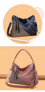 Détail du sac à bandoulière patchwork en strass avec fermeture éclair à franges