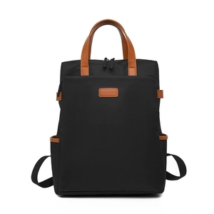 Zaino Di Moda Tessuto Oxford Impermeabile Borsa Per Laptop Donna Business Viaggio Casual Colore A Contrasto Leggero