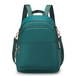 Sac à Dos en Nylon à la Mode pour Femmes Imperméable Sac de Voyage Décontracté Multi Poches Grand Sac à Dos pour Navettage École Filles