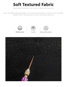 Detail of durable water-resistant black faux leather with scratch-resistant pebble texture