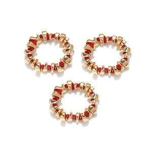 Irregular Alloy Beaded Bracelets And Resin Stone Jewelry Bohemian Retro Style For Men