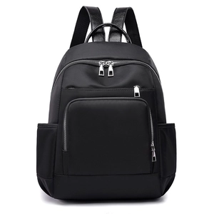 Sac À Dos Tendance Tissu Oxford Imperméable Multi Poches Antivol Voyage Décontracté Scolaire Pour Femmes Léger