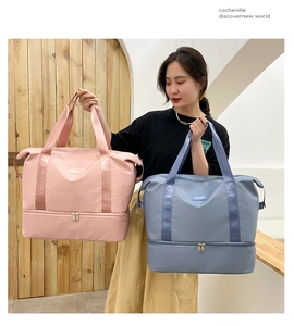 Bolsa de viaje grande con separación para ropa húmeda y compartimento para calzado