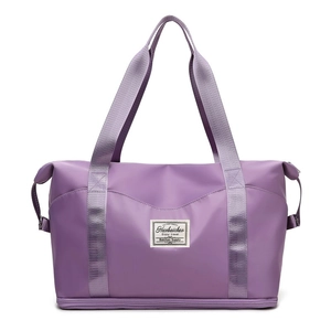 Large Capacity Women Travel Bag Waterproof Nylon Dry Wet Separation Fitness Yoga Gym Shoulder Tote Bag Shoe Compartment
