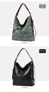 Détail de grands sacs cabas vert clair et noir avec fermetures éclair décoratives