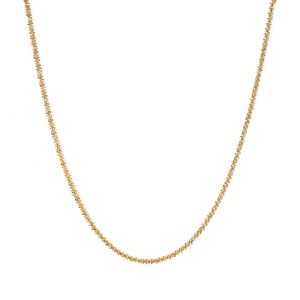Sparkling minimalist gold-plated star chain necklace shown on a white background