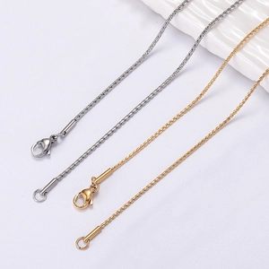 Minimalist Stainless Steel Snake Chain Necklace S Shaped Clavicle Chain With Lobster Clasp For Men And Women