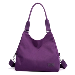 Women Nylon Tote Handbag Large Capacity Waterproof Lightweight Casual Shoulder Bag For Daily Travel Work Simple Fashion