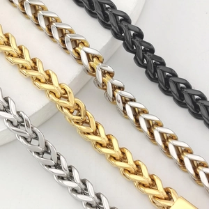 Bracciali hip-hop lucidi in oro, argento e nero per uomo e donna, stile punk