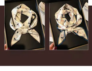 Détails de foulards en soie vintage aux motifs de chaînes et carrosses de luxe