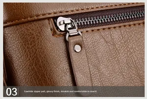 Close-up of premium brown leather texture with silver zipper and rivet details