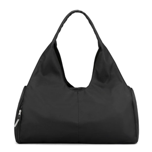 Nylon Gym Bag Large Capacity Travel Duffel With Independent Shoe Compartment Wet Dry Separation Waterproof For Sport Yoga