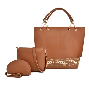 Collezione Borse Donna Pelle PU Borchie Tote Tracolla Borsa Mano Pochette Catena Oro Moda Casual
