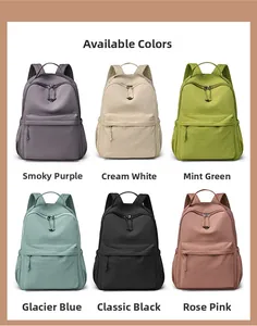 Detailed grid showing six versatile colors of this waterproof nylon travel backpack