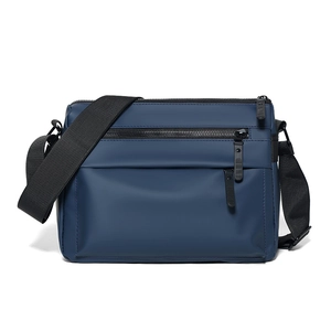 Men Waterproof Crossbody Messenger Bag Nylon Business Commute Shoulder Bag Large Capacity Outdoor Travel Adjustable Strap