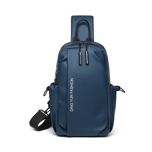 Sac De Poitrine Pour Hommes Sac Bandoulière Imperméable Tissu Néoprène Grande Capacité Pour Voyage Navette Sport Décontracté
