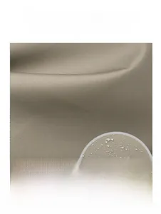 Close-up of durable waterproof nylon fabric texture on a large capacity backpack