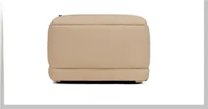 Detailed view of reinforced bottom panel with fine stitching for casual laptop backpack