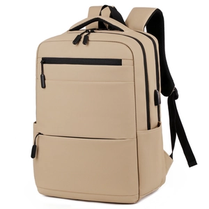 Business Laptop Backpack Water Resistant Oxford Cloth USB Charging Port Large Capacity Travel Work Minimalist Backpacks